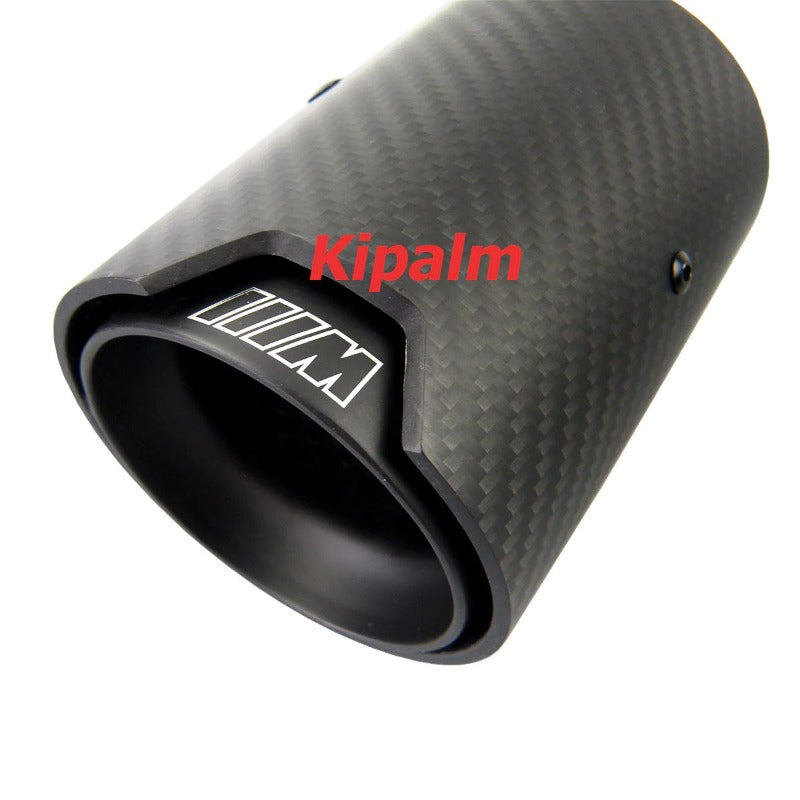 2PCS Real Carbon Fiber Black Muffler Tip Length 120mm for BMW M Performance  Exhaust M2 F87 M3 F80 M4 F82 F83 M5 F10