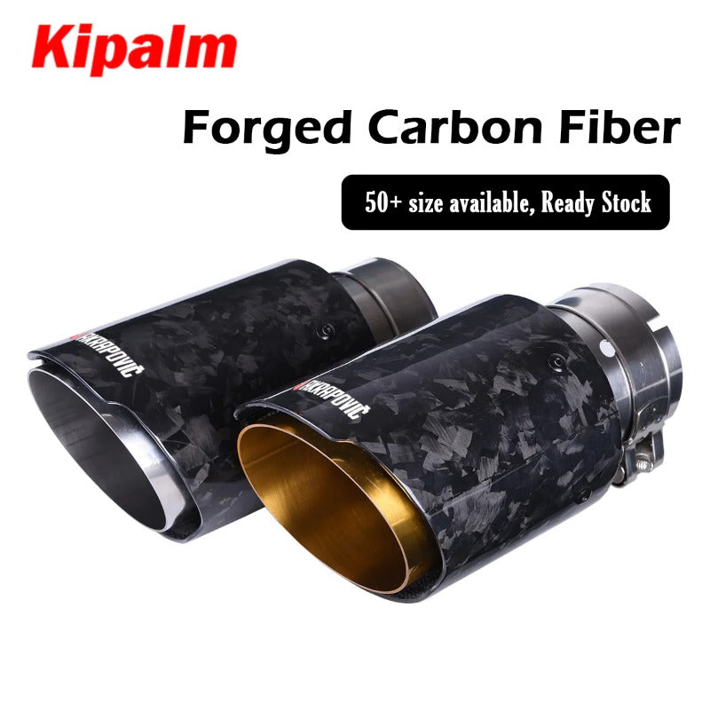 Forged Carbon Fiber Akrapovic Carbon Fiber Muffler Tips