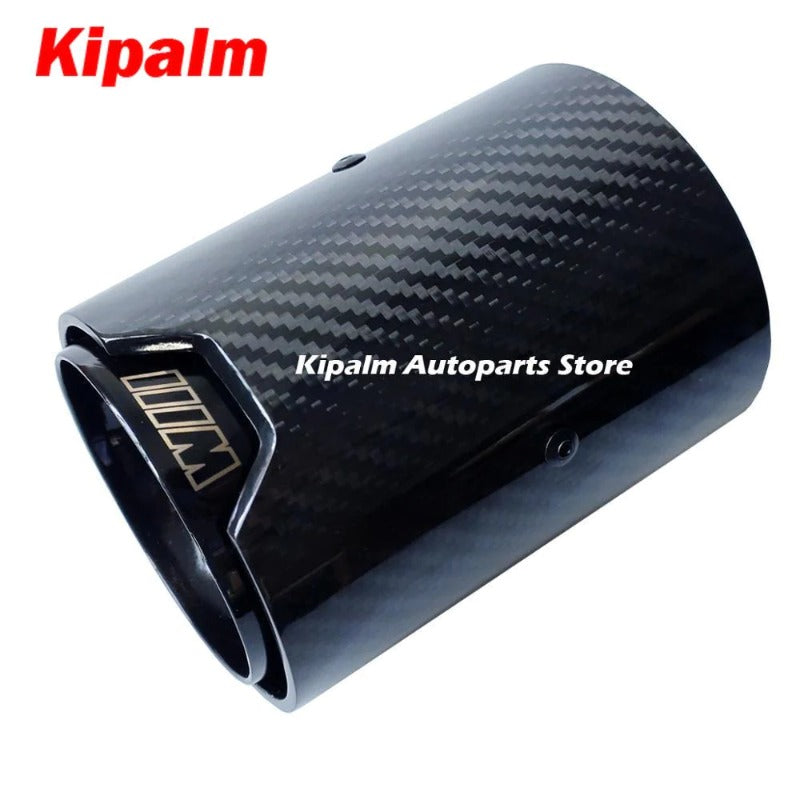 2PCS Real Carbon Fiber Black Muffler Tip Length 120mm for BMW M Performance  Exhaust M2 F87 M3 F80 M4 F82 F83 M5 F10