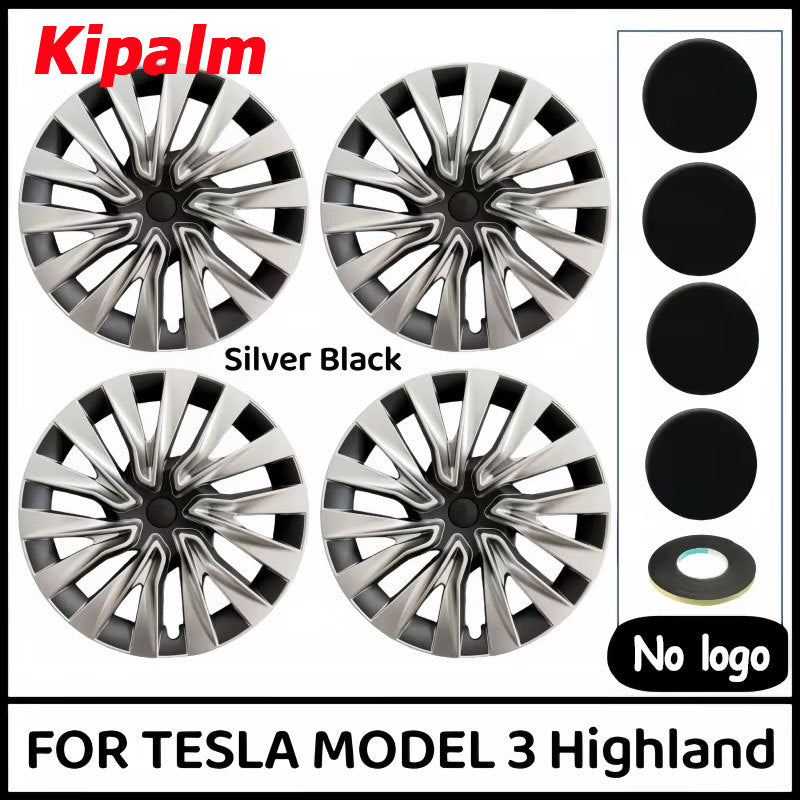 18 inch Star Wheel Cover Fits for Tesla Model 3 Highland Protection Cover Hubcap Replacement Kits