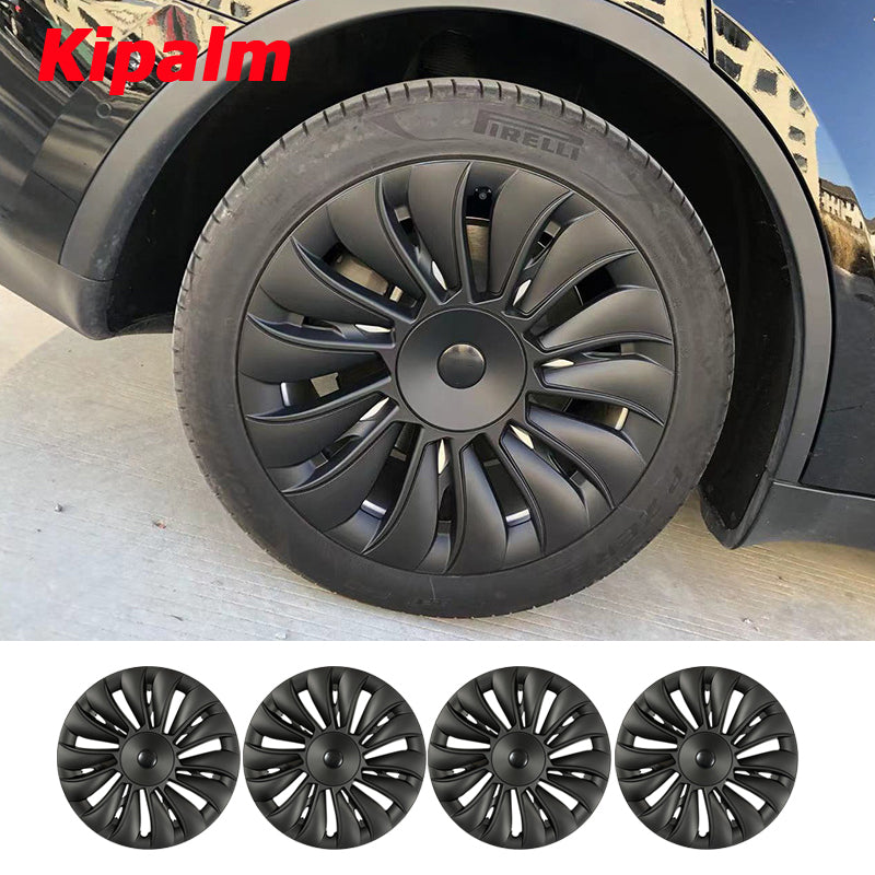 4PCS Tesla Model Y 2023 Full Coverage Sport Wheel Cover Cap 19 Inch Replacement Vehicle Hubcaps Accessories