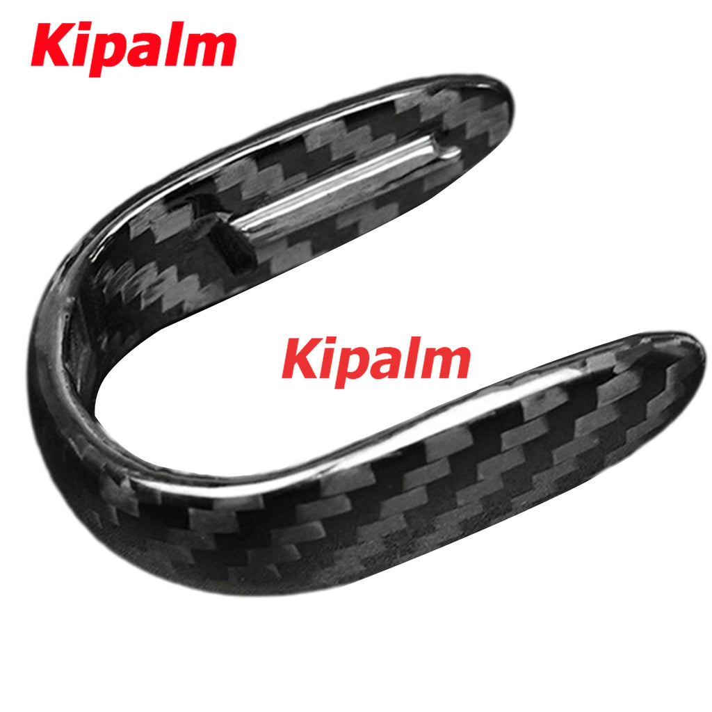 1 PC Real Dry Carbon Fiber Key Cover Decorative Trim for MINI F54 F55 F56 F57 F60 2020-2023