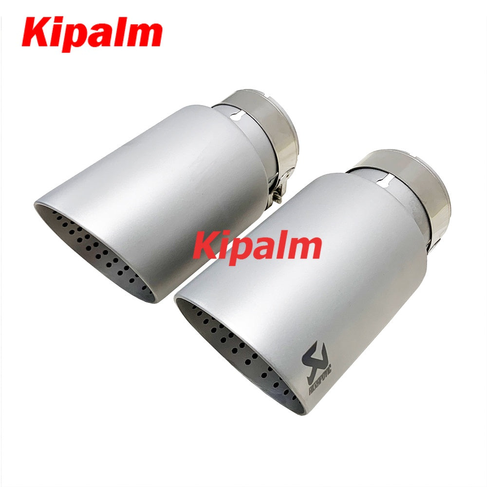 1PC 304 Stainless Steel Car Muffler Tip Exhaust Pipe System for VW Golf 6 Golf 7 Golf R GTI Tiguan Muffler Cutter