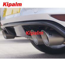 Load image into Gallery viewer, 1PC 304 Stainless Steel Car Muffler Tip Exhaust Pipe System for VW Golf 6 Golf 7 Golf R GTI Tiguan Muffler Cutter