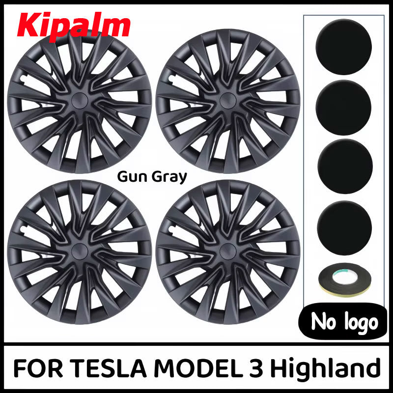 18 inch Star Wheel Cover Fits for Tesla Model 3 Highland Protection Cover Hubcap Replacement Kits