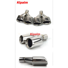 Load image into Gallery viewer, 1 Pair Dual Y-Type Oval Exhaust Tip for Benz W204 C-class Modification Muffler Pipe