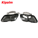 1 Pair OEM Style Stainless Steel Square BMW X5 G05 X6 G06 X7 G07 Exhaust Muffler Pipe Car Tail Tips