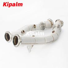 Load image into Gallery viewer, 1PC 304 Stainless Steel Downpipe for Mercedes-benz C43 W205 AMG 3.0T 2018-2020