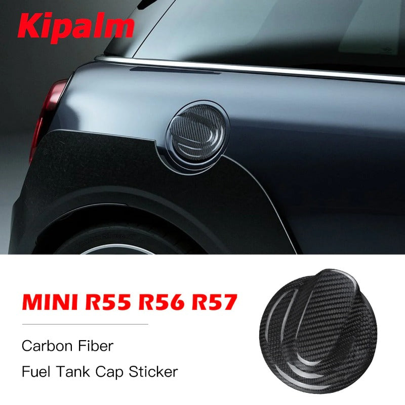 Carbon Fiber 3D Tank Cap Gas Fuel Oil Tank Sticker Cover for Mini Cooper R55 R56 R57 Protective Accessories