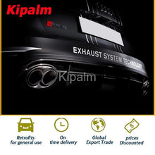 Load image into Gallery viewer, 1 Pair Y Style AK Carbon Muffler End Tips Exhaust Pipe for Audi A3 A4 A5 A6 A7 Modify RS3 RS4 RS5 RS6 RS7