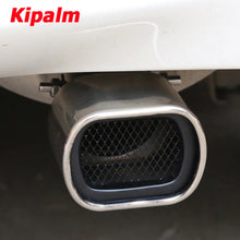 Load image into Gallery viewer, Universal Polished Stainless Steel Rectangular Exhaust Muffler Nozzle for Audi Benz VW BMW