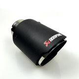 1PCS Akrapovic Straight Carbon Fiber Exhaust Tip Muffler Pipe For BMW BENZ AUDI VW