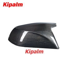 Load image into Gallery viewer, 1 Pair Rearview Side Mirror Cap M Look Carbon Fiber Exterior Relacement Mirror Cover for Tesla Model 3