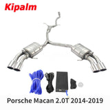 304 Stainless Steel Full Exhaust System Performance Cat-back for Porsche Macan 2.0T 2014-2019