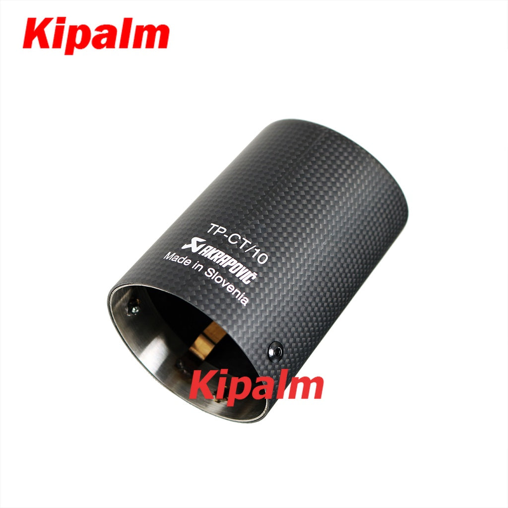 1PC Exhaust Pipe Carbon Fiber Cover Exhaust Muffler Pipe Tip Housing with Spring Buckle BMW Z3