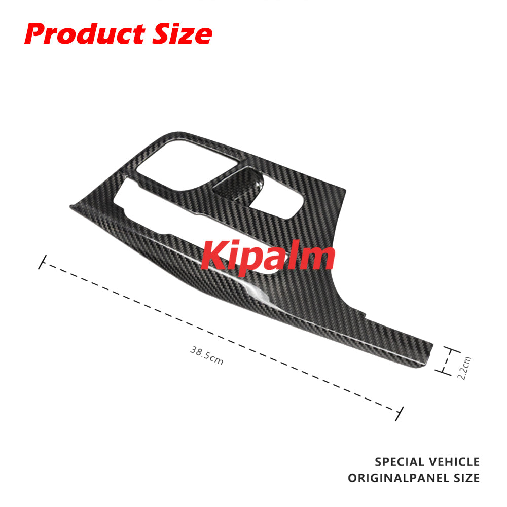 Real Carbon Fiber Interior Accessories Car Decoration Multimedia Panel Cover for BMW G30 G31 G38