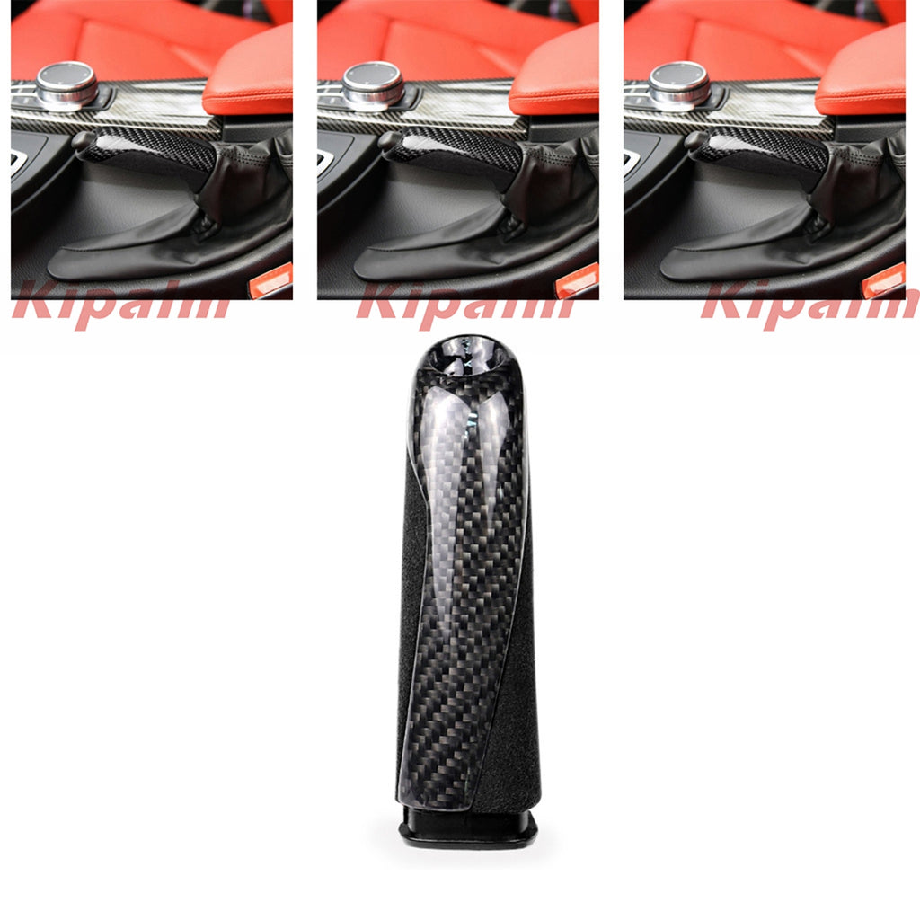 Universal Replacement Alcantara Carbon Fiber Gear Handbrake Cover for BMW