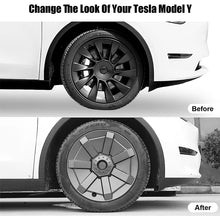 Load image into Gallery viewer, 4PCS Replacement Tesla 19&#39;&#39;  Matte Black Wheel Cover Cap Model Y Full Cover Car Hubcaps